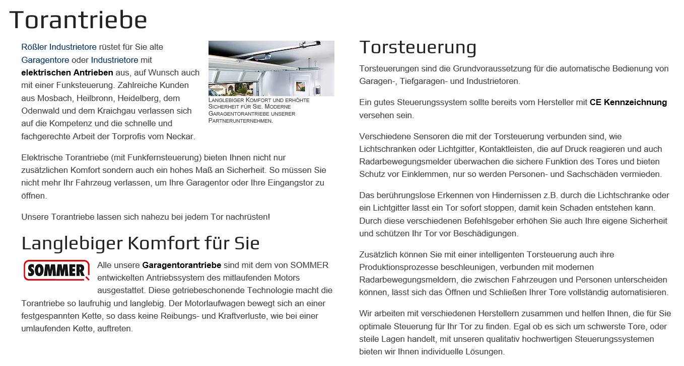 Torantriebe aus 69115 Heidelberg , Leimen, Sandhausen, Schwetzingen 